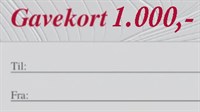 gavekort 1.000 kr.
